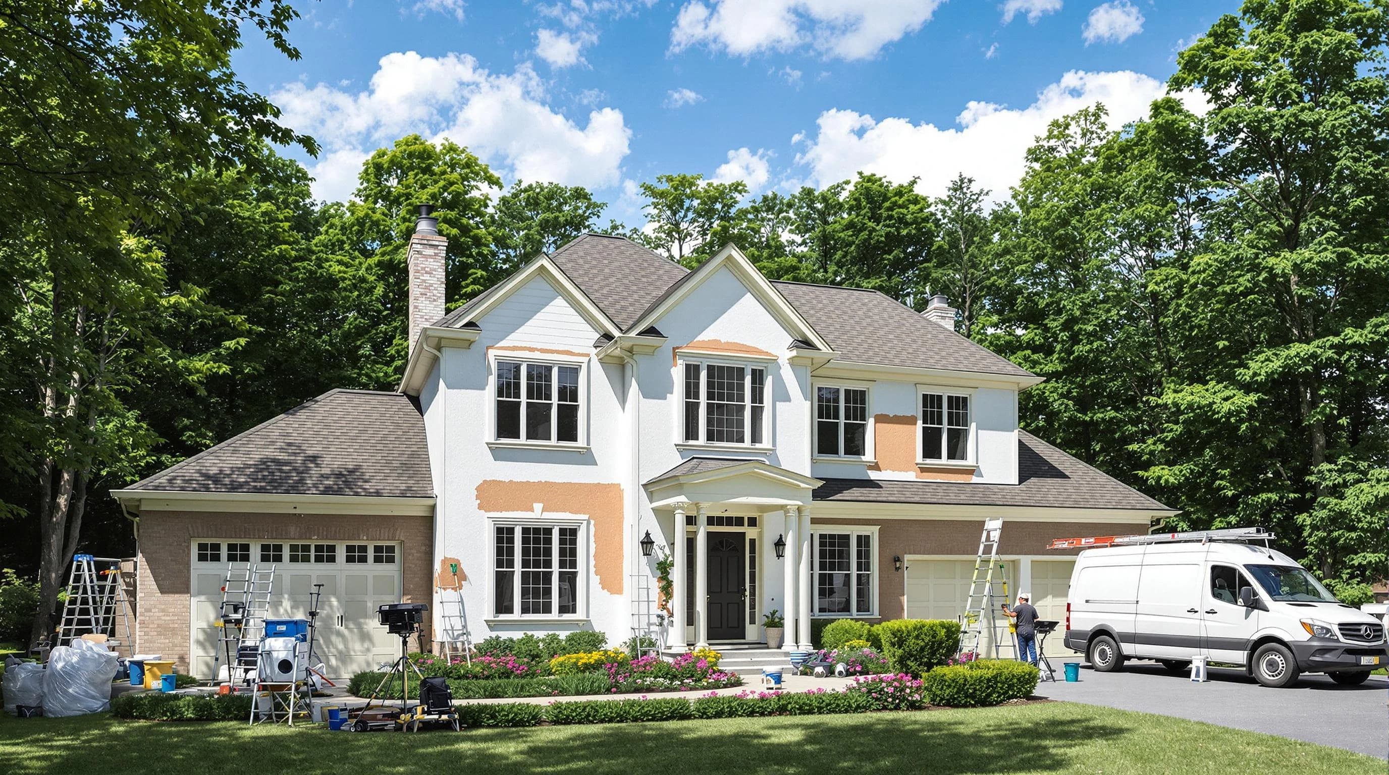 Florence House Painters painting equipment